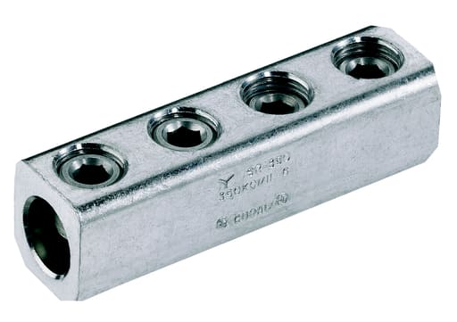 Panduit Corp - Panduit SR-500-3Y Splicer/Reducer, Aluminum, Dual Rated, 3/0 AWG - 500 kcmil