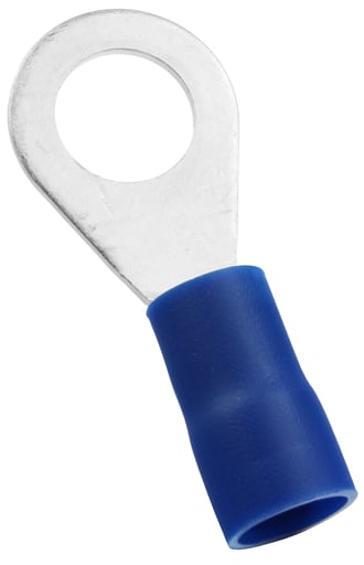 Panduit Corp - Panduit EV6-12R-Q Ring Terminal, vinyl insul, 6 AWG, 1/2 Stud Size