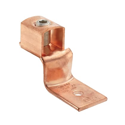 Panduit Corp - Panduit CB70-14-CY 1-Hole 1 Barrel Offset Floating Tongue Copper Mechanical Lug