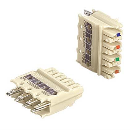 Panduit Corp - Panduit GPCB4-XY 4 Pair Cat 6 Connecting Block