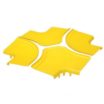 Panduit Corp - Panduit FRFWCSC12YL Four Way Cross Cover