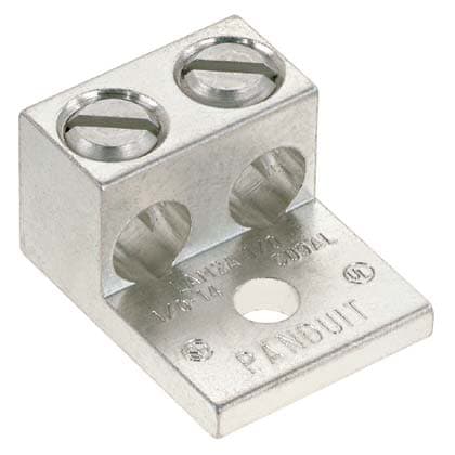 Panduit Corp - Panduit LAM2A2/0-14-6Y 1-Hole 2 Barrel Aluminum Mechanical Lug