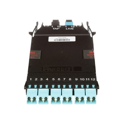 Panduit Corp - PAND FHCT-5ZUB HD FLEX. TAP CASSETTE OM4, MPO LIVE IN,