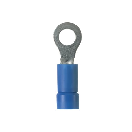 Panduit Corp - Panduit PV14-8R-C Vinyl Insulated Ring Terminal - #16-14, #8bolt