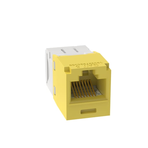 Panduit Corp - Panduit CJ688TGYL CAT 6 UTP 8-Position 8-Wire Mini-Com Module