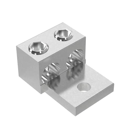Panduit Corp - Panduit LAM2A600-12-6Y 1-Hole 2 Barrel Aluminum Mechanical Lug