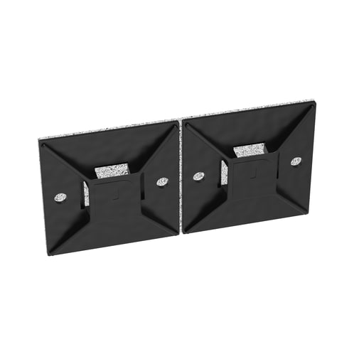Panduit Corp - Panduit ABM3H-AV-L0 ABM3H-AV-L0 Cable Tie Mount, Black, PA 6.6, VHB, 1.5x1.5", PK50