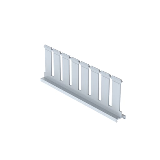 Panduit Corp - Panduit SD3H6 SLOTTED DUCT DIVIDER WALL, PVC, 3"H X 6'