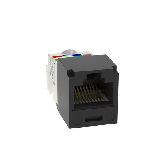 Panduit Corp - Panduit CJ688TPBL Mini-Com CAT 6 8-Position 8-Wire UTP Jack Module