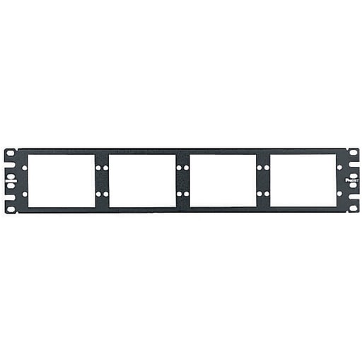 Panduit Corp - Panduit CFAPPBL2 Fiber Patch Panel, Flat, Black, 2 RU