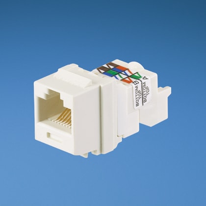 Panduit Corp - Panduit NK6TMOR NetKey Cat 6 TP Jack, Orange