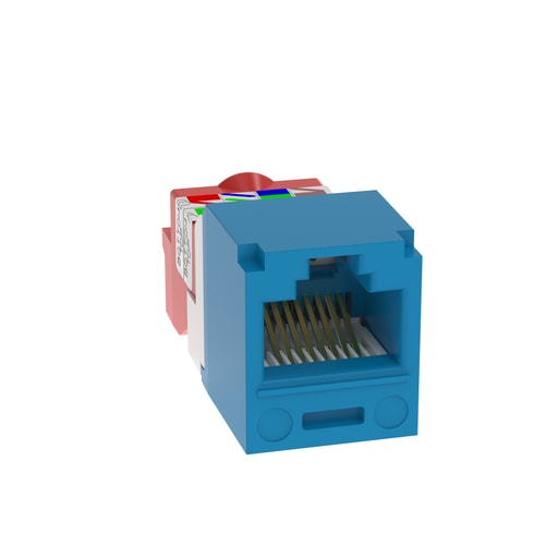 Panduit Corp - Panduit CJ5E88TBU Mini-Com CAT 5E 8-Position 8-Wire UTP Jack Module