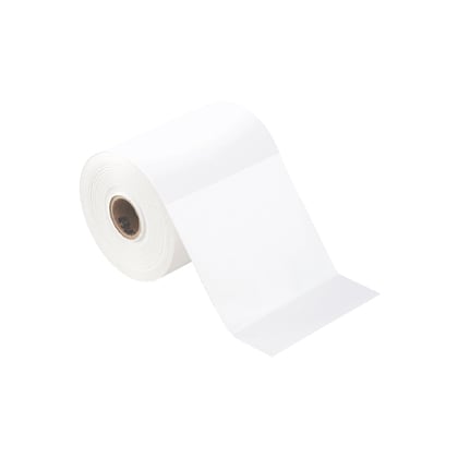 Panduit Corp - Panduit T400X000YP1 Continuous Tape, Super-Tack Polyester, White, TT, 4", RL1