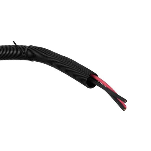 Panduit Corp - Panduit CLT188PUV-0 Corr. Loom Tubing, 1.88"x885', UV Resistant Black