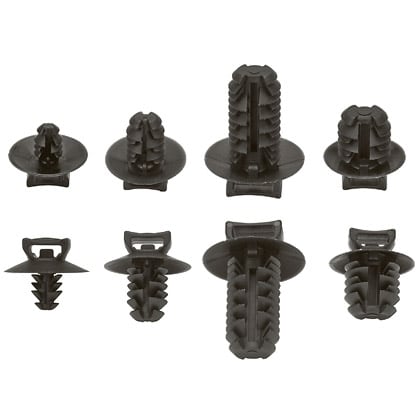 Panduit Corp - Panduit PUM-049-M30 Fir Tree Mount, Black, High Heat PA 6.6, 0.67X0.54", PK1000