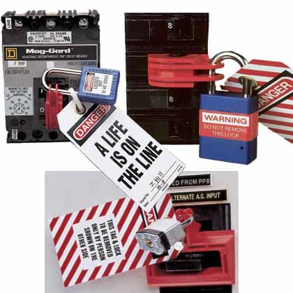 Panduit Corp - Panduit PSL-CBKIT Circuit Breaker Lockout Devices Kit (1 each PSL-CBL, CBNT, CBILNT), Red