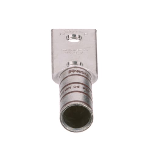 Panduit Corp - Panduit LCC500-12-6 2-Hole 500 MCM 1/2 Inch Stud Hole Copper Compression Lug