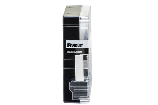 Panduit Corp - Panduit H000X025H1M MP Printer Heat Shrink Label, Polyolefin, White, .25"