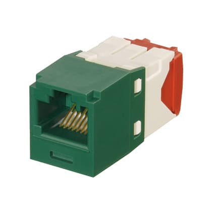 Panduit Corp - PAN CJK5E88TGGR KeyedModule,Cat5e,U