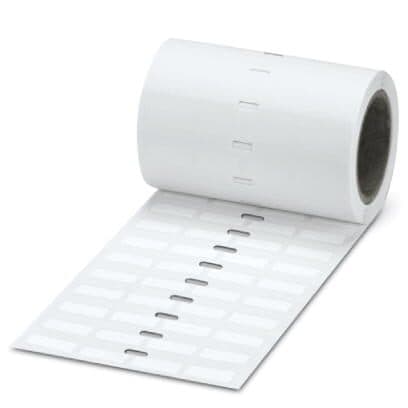 Phoenix Blocks - Phoenix Contact 0816786 20 x 8 mm White Polyester Adhesive Mount Label