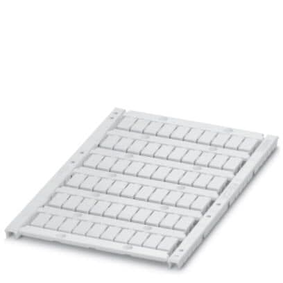 Phoenix Blocks - Phoenix Contact 0828736 10.5 x 5.6 x 4.76 mm White Polycarbonate Snap-In Mount Sheet Terminal Block Marker
