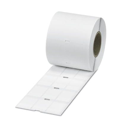 Phoenix Blocks - Phoenix Contact 0800075 36.5 x 25.4 mm White PVC Adhesive Mount Roll Cable Marker Label