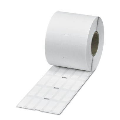 Phoenix Blocks - Phoenix Contact 0800074 36.5 x 12.7 mm White PVC Adhesive Mount Roll Cable Marker Label