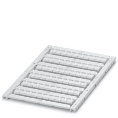 Phoenix Blocks - Phoenix Contact 0828746 5 x 5.6 x 1.64 mm White Polycarbonate Snap-In Mount Sheet Terminal Block Marker