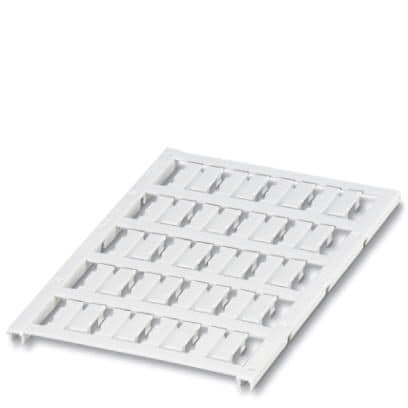 Phoenix Blocks - Phoenix Contact 0828004 15 mm White Polyamide Clip-On Mount Sheet Conductor Marker