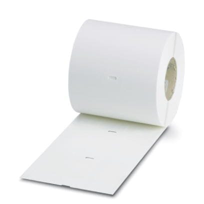 Phoenix Blocks - Phoenix Contact 0817536 63.5 x 25.4 mm White PVC Adhesive Mount Roll Cable Marker Label