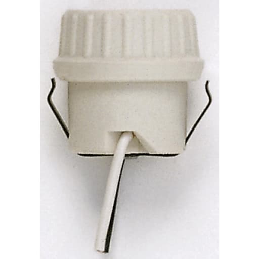 Satco Products, Incorporated - SATC 90-1107 MED PORCELAIN SNAP-IN SOCKET W/8IN LEADS