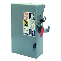 Square-D / Schneider - Square D PQ4603G 347/600 VAC 30 Amp 4-Pole 3-Phase 4-Wire Busway Fusible Plug-In Unit