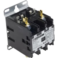 Square-D / Schneider - Square D 8910DPA12V02 110/120 VAC 20 Amp 2-Pole 2NO NEMA 1 Non-Reversing Definite Purpose Contactor