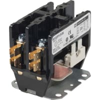 Square-D / Schneider - Square D 8910DP12V06 440/480 VAC 20 Amp 2-Pole 2NO NEMA 1 Non-Reversing Definite Purpose Contactor