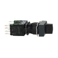 Square-D / Schneider - Square D XB6CD233B 16 mm 1.5 Amp 240 VAC 2NO 3-Position Maintained Square Knob Non-Illuminated Selector Switch