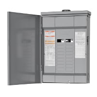 Square-D / Schneider - Square D HOM20L125RB 120/240 VAC 125 Amp 1-Phase 20-Space 20-Circuit NEMA 3R Load Center