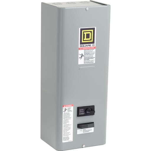 Square-D / Schneider - Square D 8536SCG3V81CFF4T 480/120 VAC 27 Amp 10 Hp 3-Pole NEMA 1 Full Voltage Non-Reversing Magnetic Starter