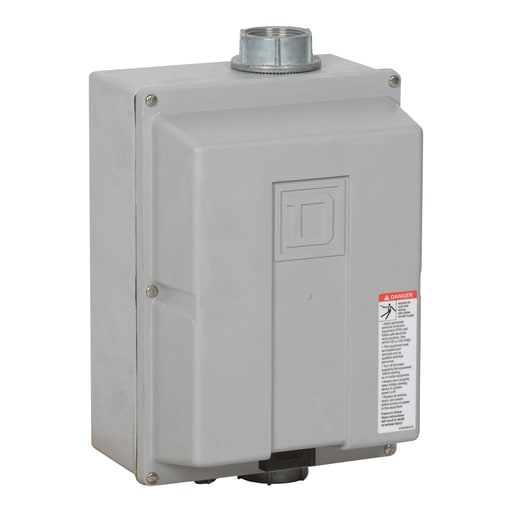 Square-D / Schneider - Square D 8536SDW21V03 220/240 VAC 45 Amp 25 Hp 3-Pole NEMA 4X Full Voltage Non-Reversing Magnetic Starter