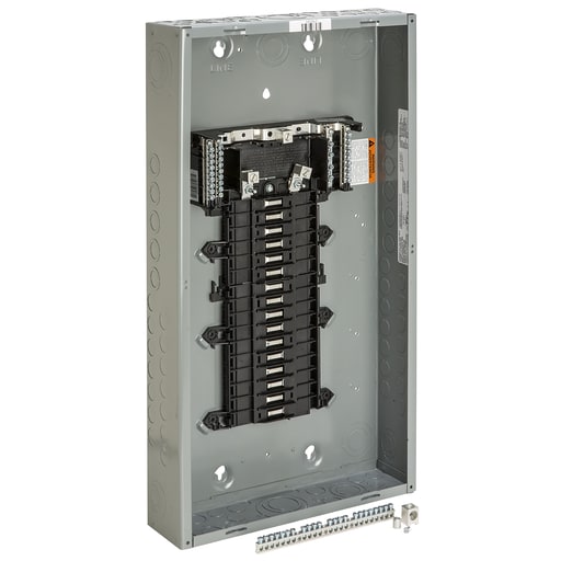 Square-D / Schneider - Square D QO132L125G 120/240 VAC 125 Amp 1-Phase 3-Wire 32-Circuit Convertible Main Lug Load Center Box and Interior