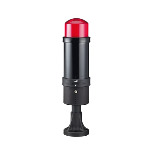 Square-D / Schneider - Square D XVBC2B4 70 mm 24 VAC/VDC 30 mA Red Polycarbonate Steady Illuminated Modular Tower Unit with LED