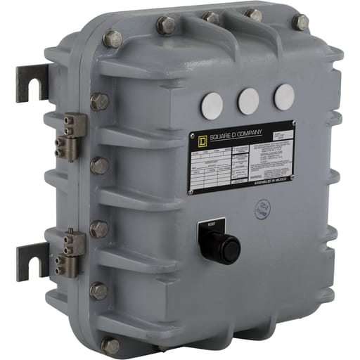 Square-D / Schneider - Square D 8536SDT1V03 220/240 VAC 45 Amp 25 Hp 3-Pole NEMA 7/9 Full Voltage Non-Reversing Magnetic Starter