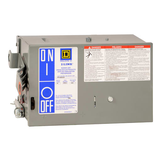 Square-D / Schneider - Square D PFH36060G 60 Amp 600 VAC 3-Phase 3-Wire Busway Circuit Breaker Plug-In Unit