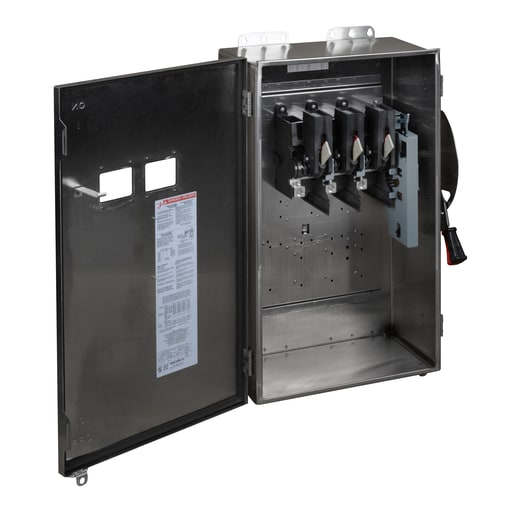 Square-D / Schneider - Square D H364DSVW 600 VAC 200 Amp 3-Pole Class H/J/R Fusible Heavy Duty Safety Switch