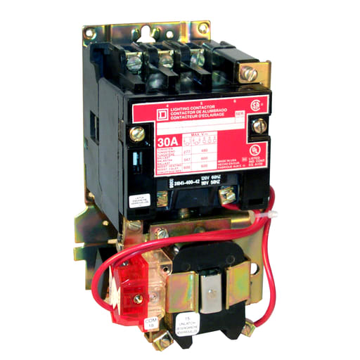 Square-D / Schneider - Square D 8903SYO17V02 110/120 VAC 400 Amp 3-Pole Open Type Mechanically Held Lighting Contactor