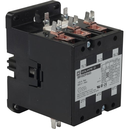 Square-D / Schneider - SQD 8910DPA93V07 CONTACTOR 600VAC 9