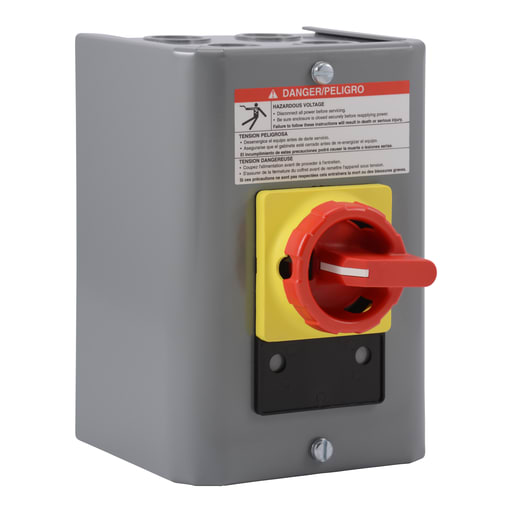 Square-D / Schneider - Square D 9421V1G30X11 600 VAC 20 Amp 10 Hp 3-Pole NEMA 1 Load Break Switch