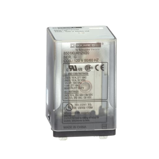 Square-D / Schneider - SQD 8501KUR12V14 RELAY 2CO QC PIN 1