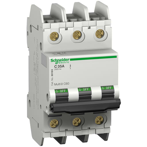 Square-D / Schneider - Square D 60197 240 Volt 25 Amp Miniature Circuit Breaker