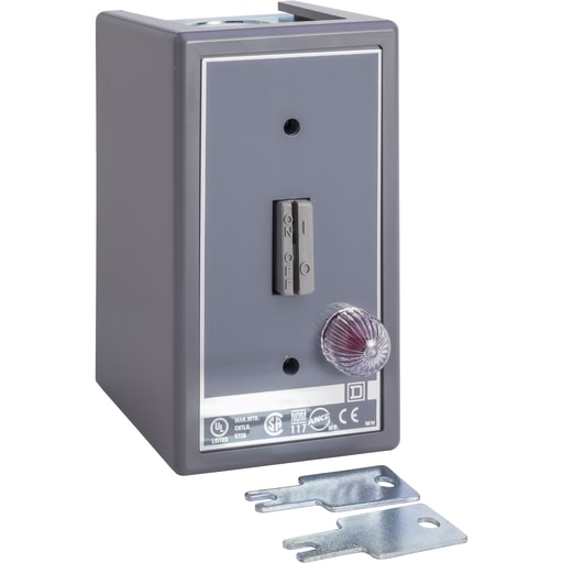 Square-D / Schneider - Square D 2510FG3 277 VAC 16 Amp 1 Hp 1-Pole NEMA 1 Surface Mount Non-Reversing Manual Starter