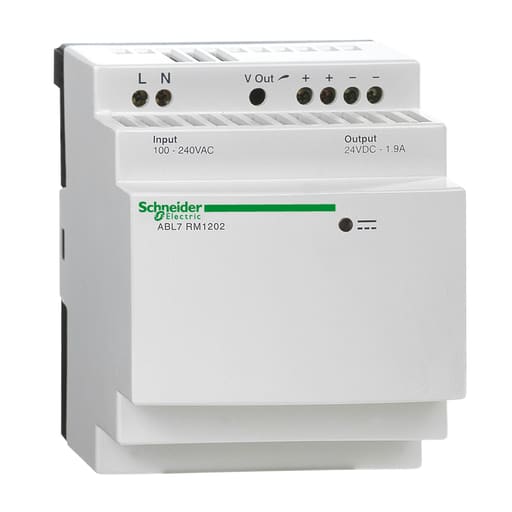 Square-D / Schneider - Square D ABL7RM24025 100 to 240 VAC Input 24 VDC Output 2.5 Amp 1-Phase Switch Mode Power Supply